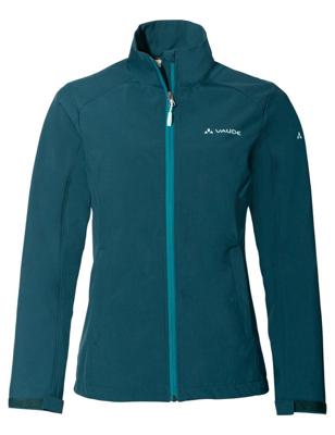 Vaude Hurricane IV Jas Dames Softshell Mallard Green 46