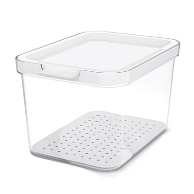 Rotho CAUMA Koelkastorganizer 13.6x18.4x11.3 cm 2.15L Wit/Transparant Rotho CAUMA Koelkastorganizer 13.6x18.4x11.3 cm 2.15L Wit/Transparant