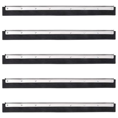 VidaXL Vloerwisserkoppen 5 st 60,5x2x5 cm staal en rubber