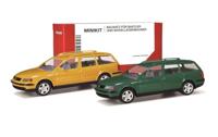 Herpa 012249-007 H0 Auto Volkswagen Passat variant B5, honinggeel en mosgroen - thumbnail