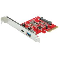 ROLINE PCI Express-kaart, USB 3.2 Gen 2 USB A - USB C, 1x USB-A, 1x USB-C - thumbnail