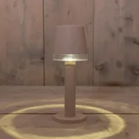 Anna's Collection Tafellamp solar 8.5 x 8.5 x 21.5 cm Zand - thumbnail