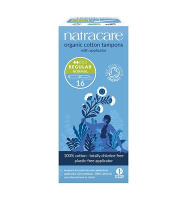 Natracare Cotton Tampons Regular met Applicator Natracare Cotton Tampons Regular met Applicator