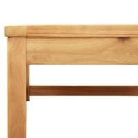 6-delige Loungeset met kussens massief acaciahout - thumbnail