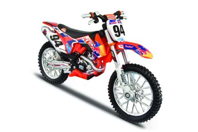 Motorfiets Colorbaby Wrb Ktm Cross 1:18 - thumbnail
