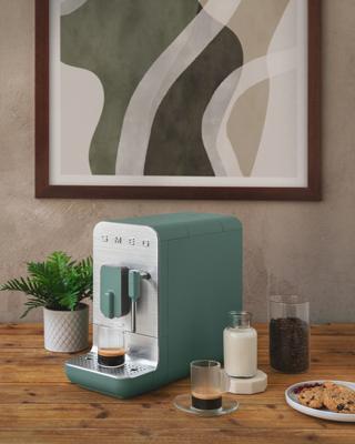 Smeg BCC12EGMEU Volautomaat Groen - thumbnail