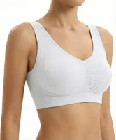 Gianvaglia naadloze comfort top /BH - Microfiber Bh topje - naadloze bralette - M - Wit - M - M - M - M - M - M - M - M - M - M - M - M - thumbnail