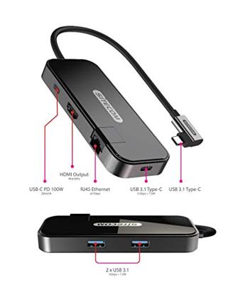 Sitecom USB-C to HDMI + Gigabit LAN Adapter