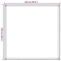 VidaXL Tenttapijt 250x250 cm hdpe beige - thumbnail