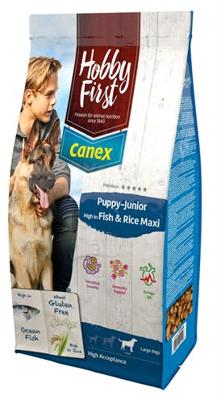HobbyFirst Canex Puppy-Junior Maxi met vis en rijst hondenvoer 12 kg HobbyFirst Canex Puppy-Junior Maxi met vis en rijst hondenvoer 12 kg