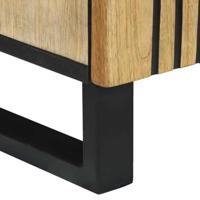 Badkamerkast Bruin en zwart 38 x 33.5 x 58 cm Massief mangohout - thumbnail