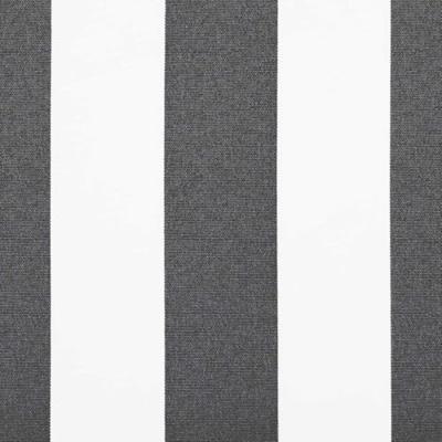 Luifel handmatig uittrekbaar 400x300 cm antraciet en wit