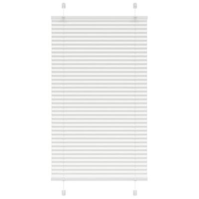 Pliss rolgordijn 75x100 cm stofbreedte 74,4 cm polyester wit