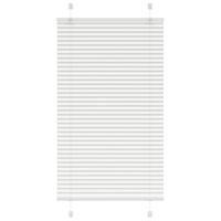 Pliss rolgordijn 75x100 cm stofbreedte 74,4 cm polyester wit - thumbnail