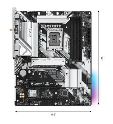 Asrock B760 Pro RS/D4 WiFi Intel B760 LGA 1700 ATX