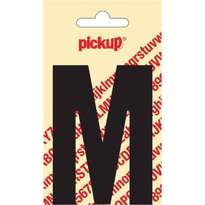 Plakletter Nobel Sticker zwarte letter M Pickup - Pickup