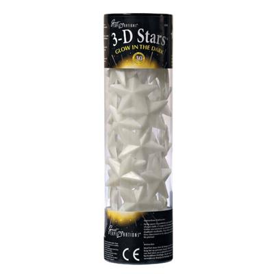 Glow in the Dark sterren 3D Stars Tube