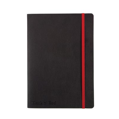 Notitieboek oxford black n&apos; red a5 business 72v ln | 5 stuks