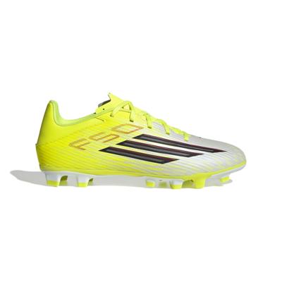 adidas F50 Club Gras / Kunstgras Voetbalschoenen (MG) Neongeel Zwart Rood adidas F50 Club Gras / Kunstgras Voetbalschoenen (MG) Neongeel Zwart Rood