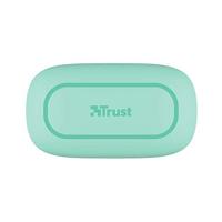 Trust Mobile Nika Compact Draadloze Bluetooth Oordopjes Wireless Earphones, 18 uur speeltijd in totaal, ingebouwde microfoon, TWS, Eén maat, Turquoise - thumbnail
