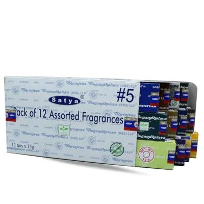 Satya Wierook Assortiment 5 - 12 Soorten (12 pakjes) Satya Wierook Assortiment 5 - 12 Soorten (12 pakjes)
