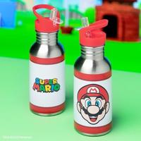 Nintendo Super Mario Waterfles met rietje - thumbnail