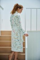 Pip Studio Pip Studio Les Fleurs Bathrobe White XS - thumbnail
