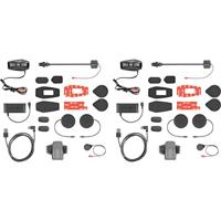 INTERPHONE helm communicatie systeem "u-com 2" helmet com.system interp. u-com 2 double kit - thumbnail