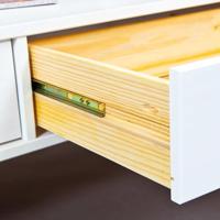 Salontafel Provence - wit - 45x115x60 cm - Leen Bakker - thumbnail