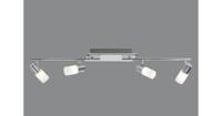 Trio Design plafondspotSeries 8214 4-lichts metaalgrijs met chroom - 821410405 - thumbnail