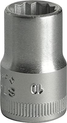 Stahlwille Dopsleutelbit | 3/8 inch 12-kant | sleutelwijdte 10 mm | lengte 27 mm | 1 stuk - 02010010 02010010