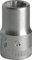 Stahlwille Dopsleutelbit | 3/8 inch 12-kant | sleutelwijdte 10 mm | lengte 27 mm | 1 stuk - 02010010 02010010 - thumbnail