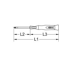 KS Tools 500.7121 Inbusschroevendraaier Afmeting, lengte: 145 mm - thumbnail