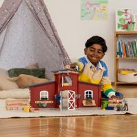 Schleich farm world grote stal rood 42606 - thumbnail