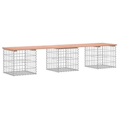 Tuinbank schanskorfontwerp 203x44x42 cm massief douglashout