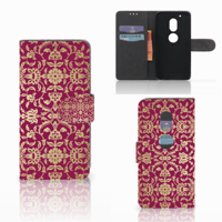 Wallet Case Motorola Moto G4 Play Barok Pink - thumbnail