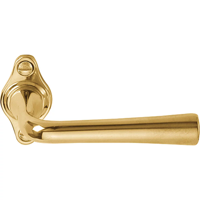 Formani TIMELESS 1948GRL deurkruk geveerd op rozet - messing ongelakt