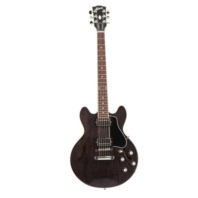 Gibson Modern Collection ES-339 Trans Ebony semi-akoestische gitaar met koffer