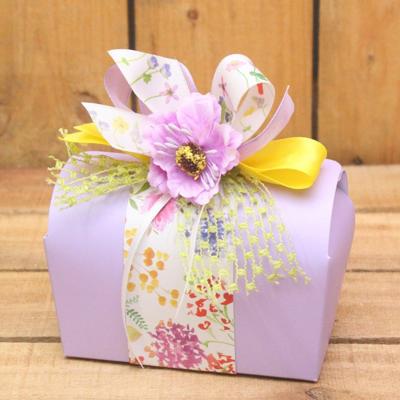 Bonbon doosjes - Chocolade doosje - Pastel Lila Hoog Compleet Goedemorgen - 24 stuks