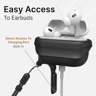 Catalyst Waterproof & Drop Proof Case AirPods Pro (1st, 2nd and 3rd Generation) Black