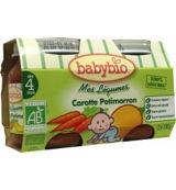 Babybio Groenten wortel pompoen 130 gr bio (2 st)