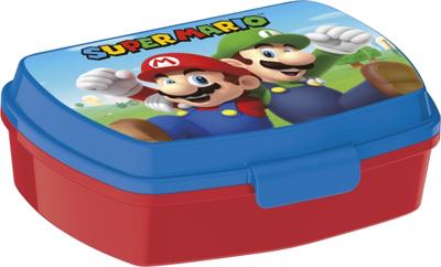 Broodtrommel Super Mario Plastic Rood Blauw (17 x 5.6 x 13.3 cm) Broodtrommel Super Mario Plastic Rood Blauw (17 x 5.6 x 13.3 cm)