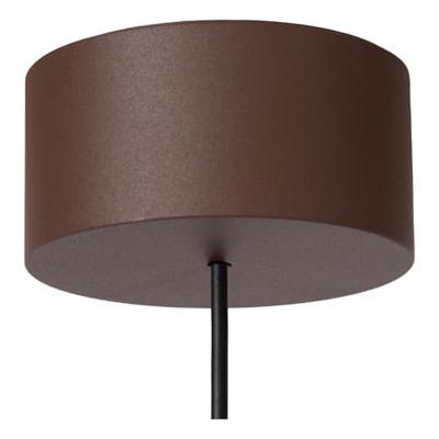 Lucide LENZ - Plafondspot Binnen/Buiten - Ø 11 cm - LED - 1x8W 2700K - IP54 - Roest bruin | Essential