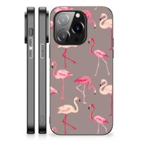 iPhone 14 Pro Dierenprint Telefoonhoesje Flamingo - thumbnail