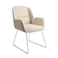 Jesper Home Eetkamerstoel 'Myoko' Slide Steel, kleur Sandy Hill - thumbnail