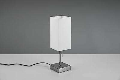 Trio SchemerlampjeOle wit met RVS - R51061007
