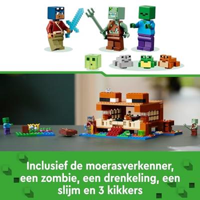 LEGO minecraft 21256 het kikkerhuis