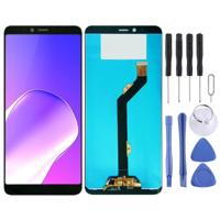 LCD-scherm en digitizer volledige montage voor Tecno Infinix Hot 6 Pro X608 (zwart) - thumbnail