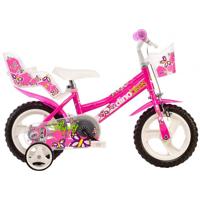 Dino Happy 12 Inch 21 cm Meisjes Doortrapper Roze - thumbnail