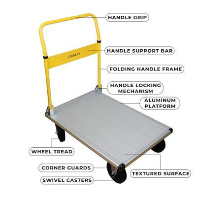 Stanley PC511 Platform Truck | 250 kg - 83.500.05